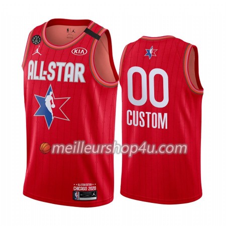 Maillot Basket Homme 2020 All-Star Personnalisé Jordan Brand Rouge Swingman